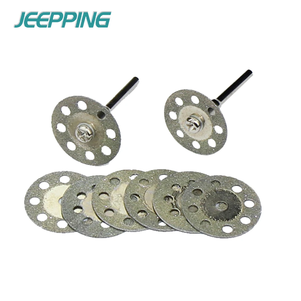 JEEPPING 58 шт. Dremel аксессуары шлифовальный+ алмазный режущий элемент+ Защитная крышка+ нержавеющая сталь режущий кусок вращающиеся инструменты DIY