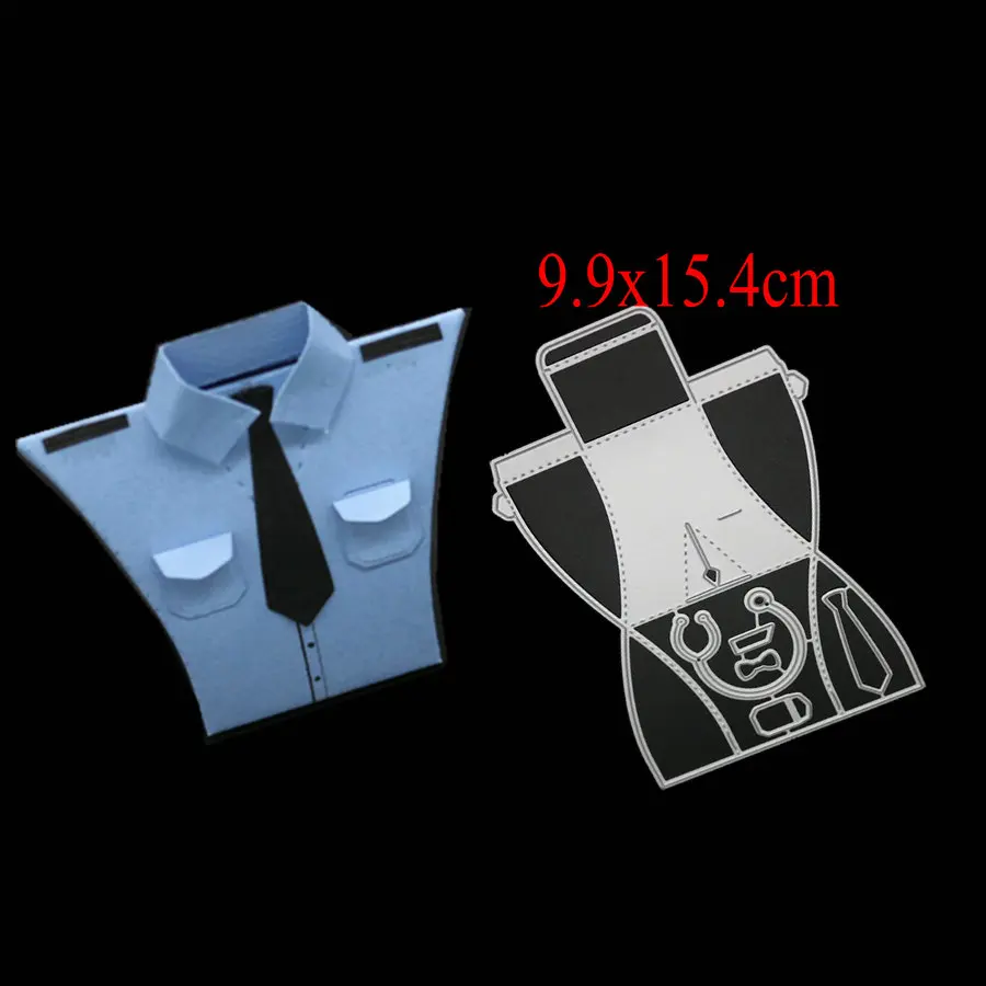 Полицейская форма для резки металла Скрапбукинг доктор трафарет одежды высечки