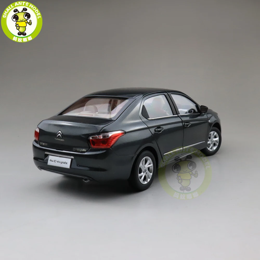 1/18 Citroen C-Elysee CElysee литая модель автомобиля игрушки дети мальчик девочка подарки на день рождения серый