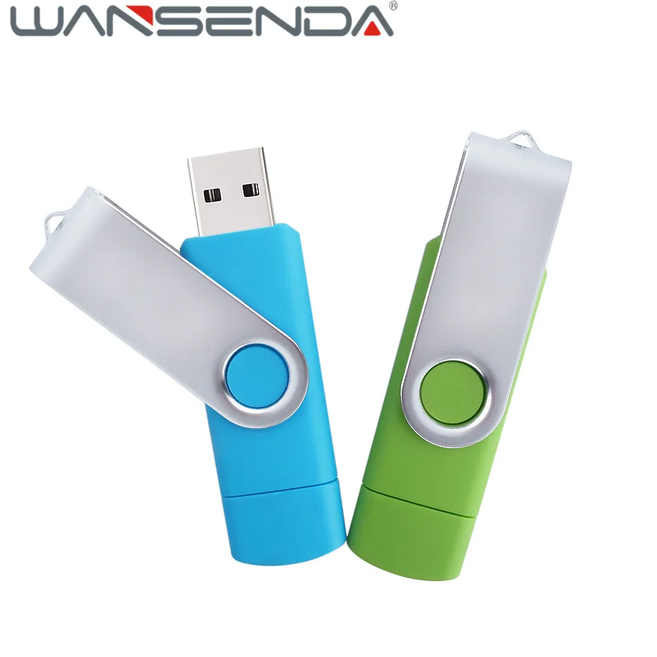 Двойной функциональный OTG Usb флеш накопитель 128 ГБ 64 32 4 8 16 usb флешка диск 2 0