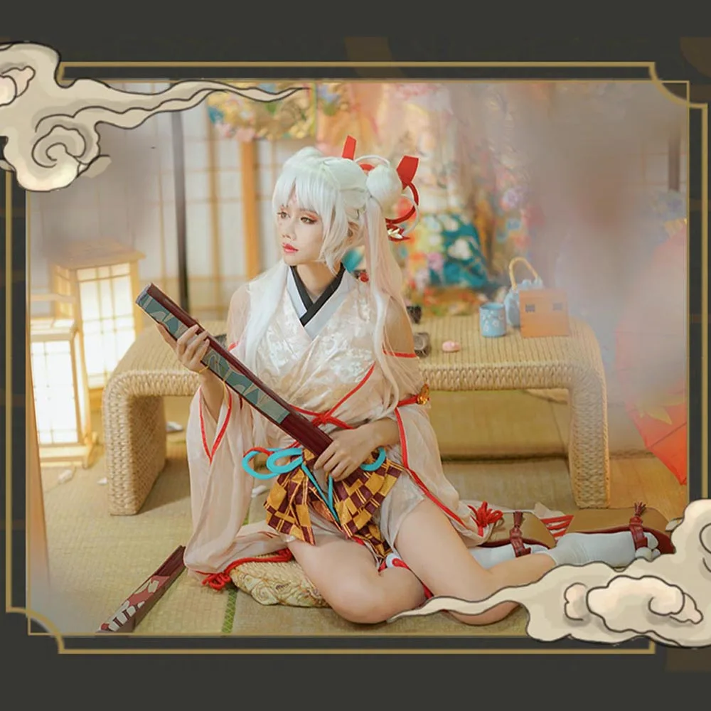 VEVEFHUANG Kосплей Горячая игра Onmyoji SSR Shiranui Diver Ali кимоно Косплей Костюм Униформа