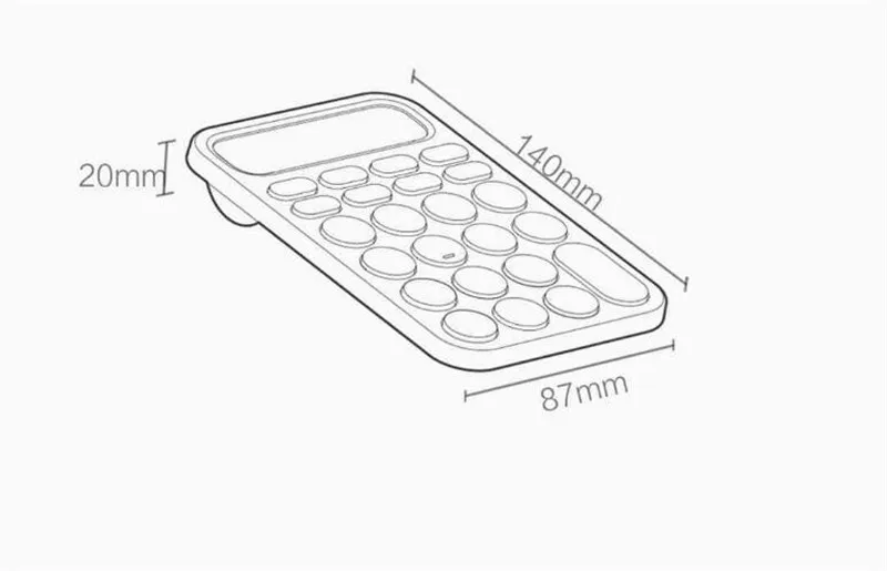 Xiaomi MIIIW 12 цифровой электронный Калькулятор простой дизайн светодиодный дисплей инструмент для подсчета офисных и студенческих канцелярских принадлежностей