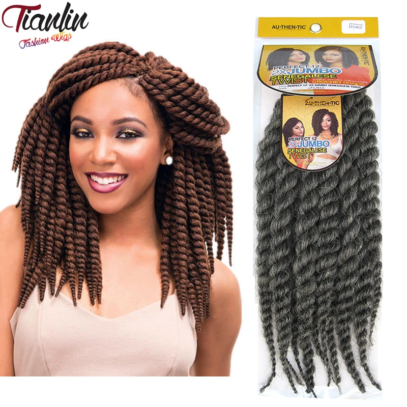 12 &quot90 г коробку косы волосы крючком кос сенегальский крутить искусственного locs
