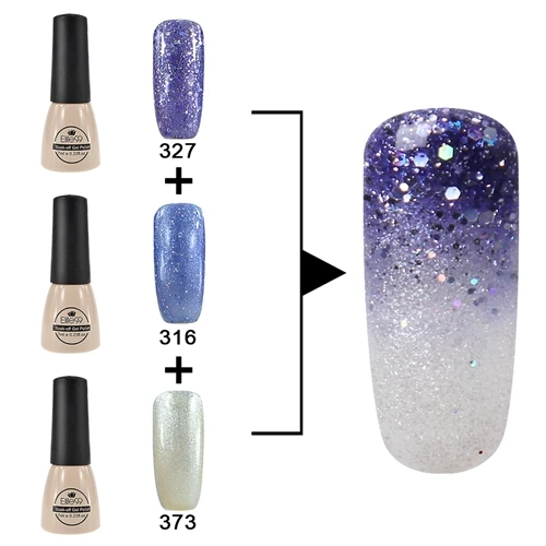 ZH-C030 Elite99 3 шт. Гель-лак Vernis 7 мл Гель-лак для ногтей кисть основа верхнее покрытие Vernis полуперманентный УФ-гель-эмаль DIY маникюрный салон - Цвет: ZH-C030