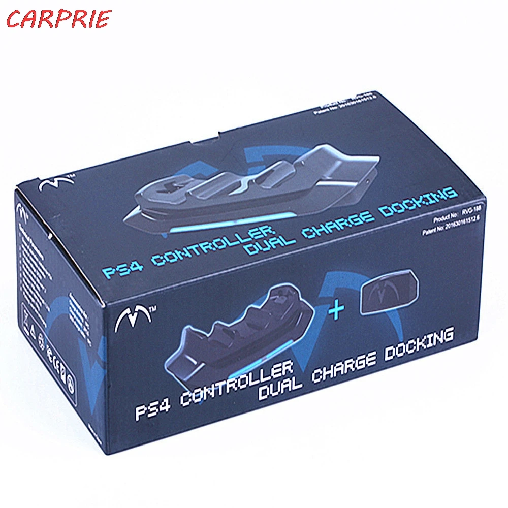 CARPRIE Контроллер беспроводных зарядных устройств двойной USB Подставка для Playstation 4