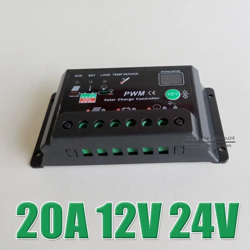 Умный контроллер заряда солнечной батареи с таймером 20 А|solar timer|controller chargingcontroller