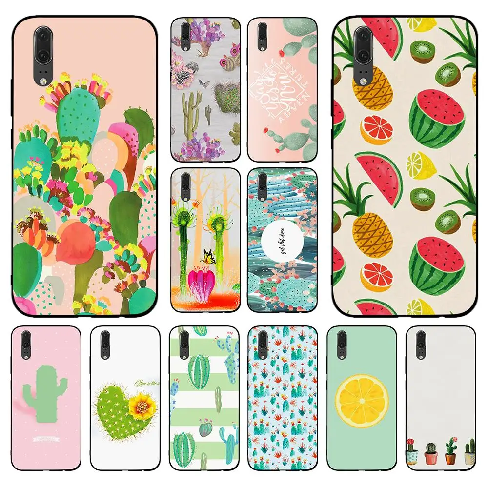 Красивый мягкий чехол для Huawei Y6 Y7 Y9 Prime 2017 2018 2019 Nova 2i 3 4 3i Lite Mate 10 20 Pro