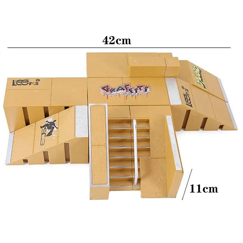 Детский скейтборд Миниатюрная игрушка конструктор парк для скейтборда