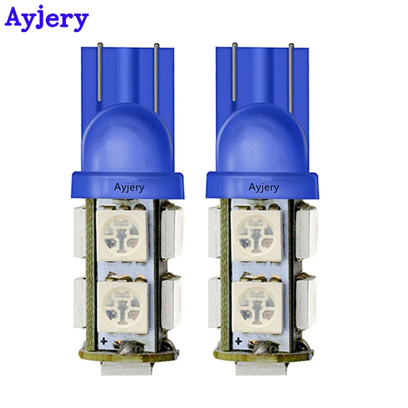 Ayjery 500 шт./лот 24V DC T10 194 168 W5W 9 SMD 9 СВЕТОДИОДНЫЙ Автомобильный светодиодный свет лампы авто лампы Белый Зеленый Желтый Красный индикатор парковый свет