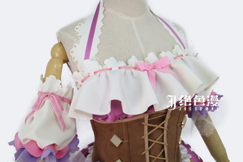 Love Live Sunshine Aqours Косплей Костюм Чика таками Рубиновая Роза макияж Kanan Matsuura Valentine Idol женская униформа платье