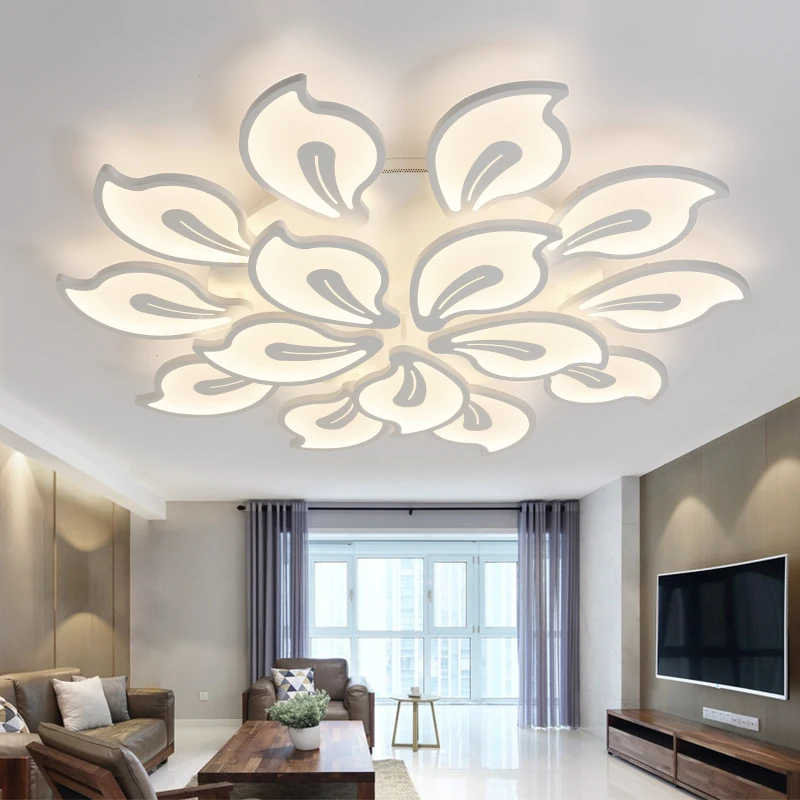 

Bauhinia Chandelier Acrylic Modern Led Ceiling Chandelier Lighting Surface mounted lamparas de techo For Living Study Room Bedr