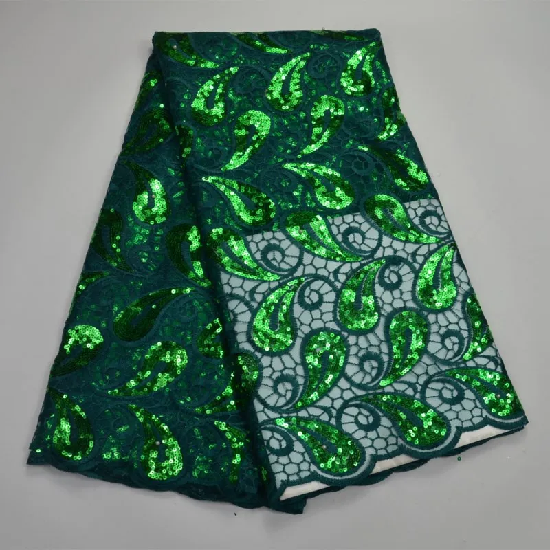 African Laces Sequins Embroidered Lace Fabric French Tulle With Net for Lady Dressing Party 30 | Дом и сад