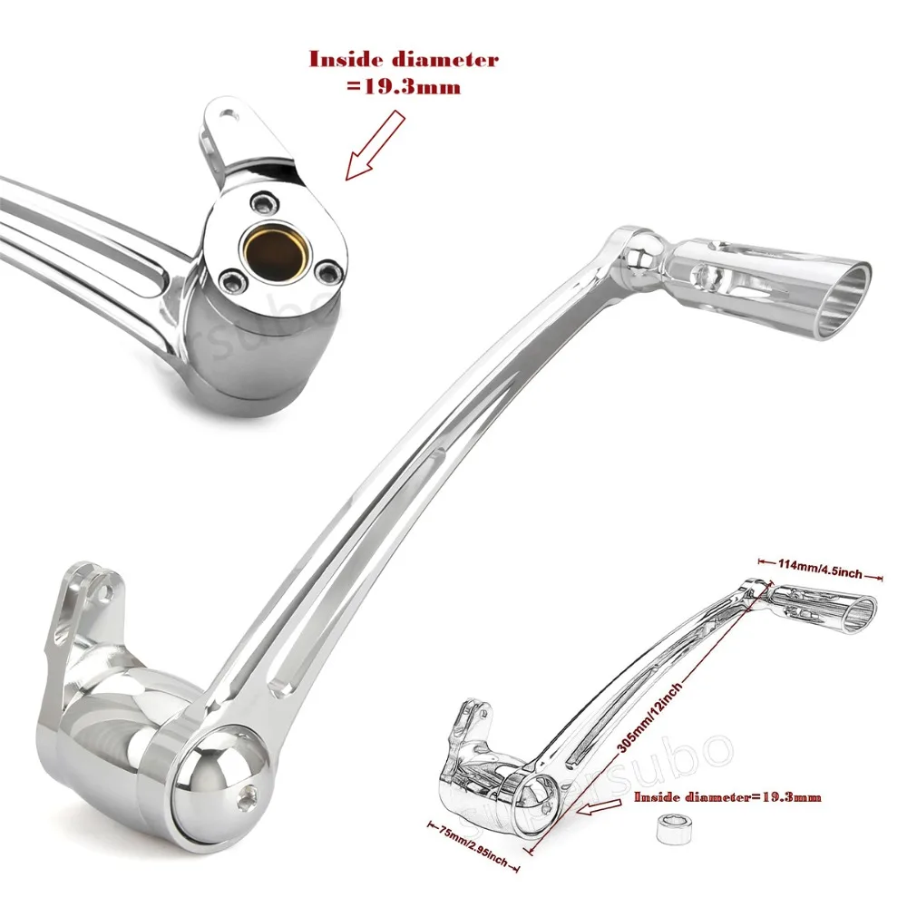 Для harley street glide floorboards + Тормозная рукоятка рычаг переключения для носка пятки