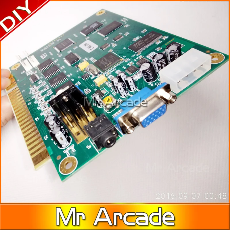 Классическая игровая печатная плата Jamma 60 в 1 для коктейльной аркадной машины или