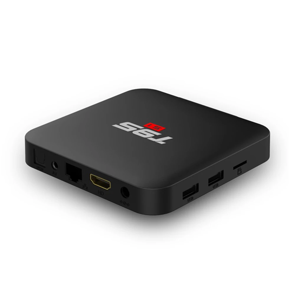 T95 S1 Smart TV Box Android 7 1 Amlogic S905W Четырехъядерный 4K медиаплеер с T2 C мини