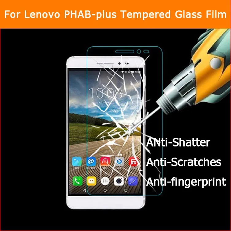 Высококачественная Противоударная пленка из закаленного стекла для Lenovo Phab Plus