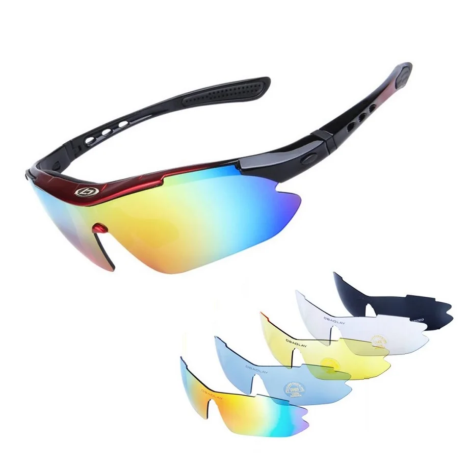 Набор спортивных очков поляризационные лыжные очки UV400 для катания на мотоцикле