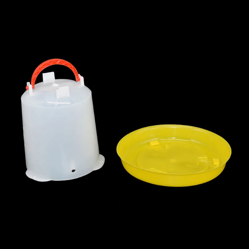 2 компл. 1.5L корм для цыплят баррель птица птицы инструмент контроля за диетой поилка для перепел клетка кормушка для голубей птицы принадлежности для кормления