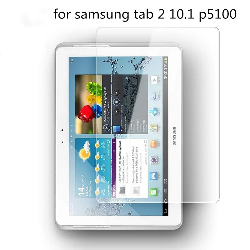 2.5D Закаленное стекло экран протектор для samsung Galaxy Tab 2 7 0 10 1 дюймов P3100 P3110 P5100 P5110 Tab2