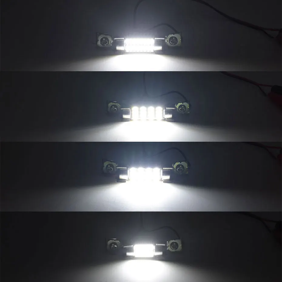 500 шт. автомобильный Стайлинг led гирлянда 31 мм 36 39 41 светильник c5w 16 SMD 16smd 4014 авто