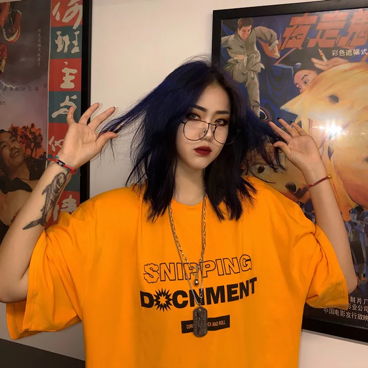 

Summer Couple Tee Shirt 2021 Korean Style Clothing Ulzzang Harajuku Streetwear Short Sleeve T-shirt Women Casual Tshirt Top