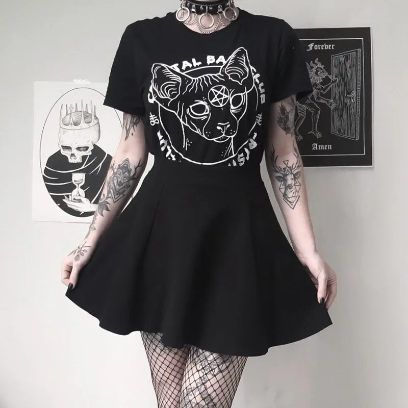 Женское кожаное ожерелье Goth Dark, модный ошейник из искусственной кожи с цепочкой, стильная удавка в стиле Харадзюку