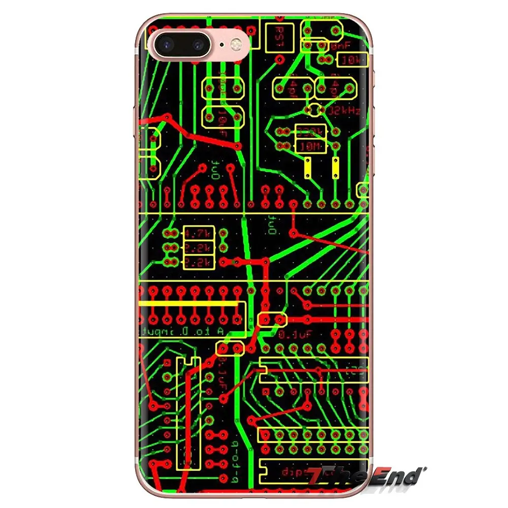 For Xiaomi Redmi 4A S2 Note 3 3S 4 4X 5 Plus 6 7 6A Pro Pocophone F1 Computer Motherboard Circuit board TPU Transparent Bag Case |