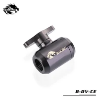 bykski water valve switch double inner g14 thread double female water cooler system computer accessories fitting