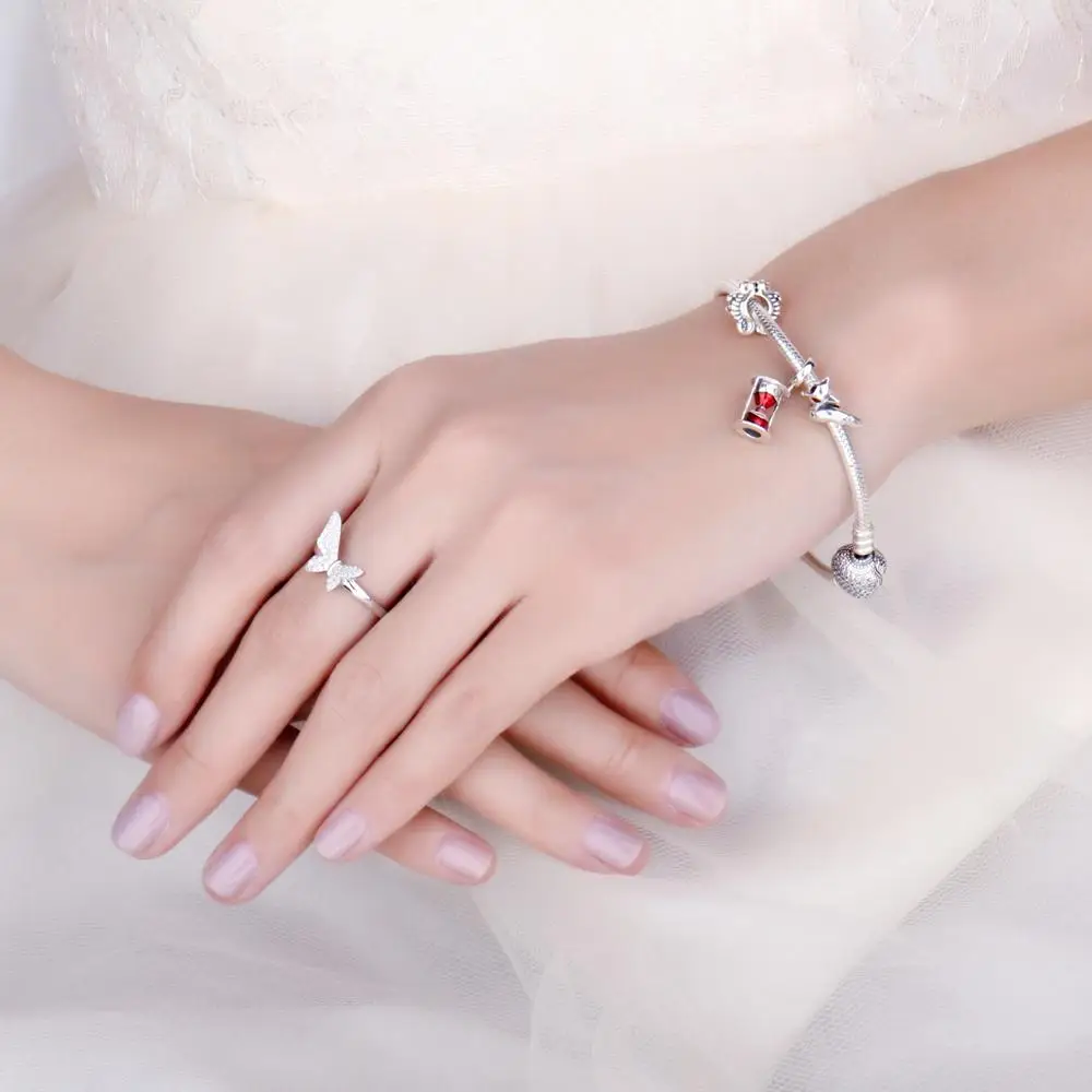 JewelryPalace серебряные бусины 925 пробы талисманы лиса животных Бусины Подходят модные браслеты ювелирные изделия для женщин девочек DIY ювелирные изделия