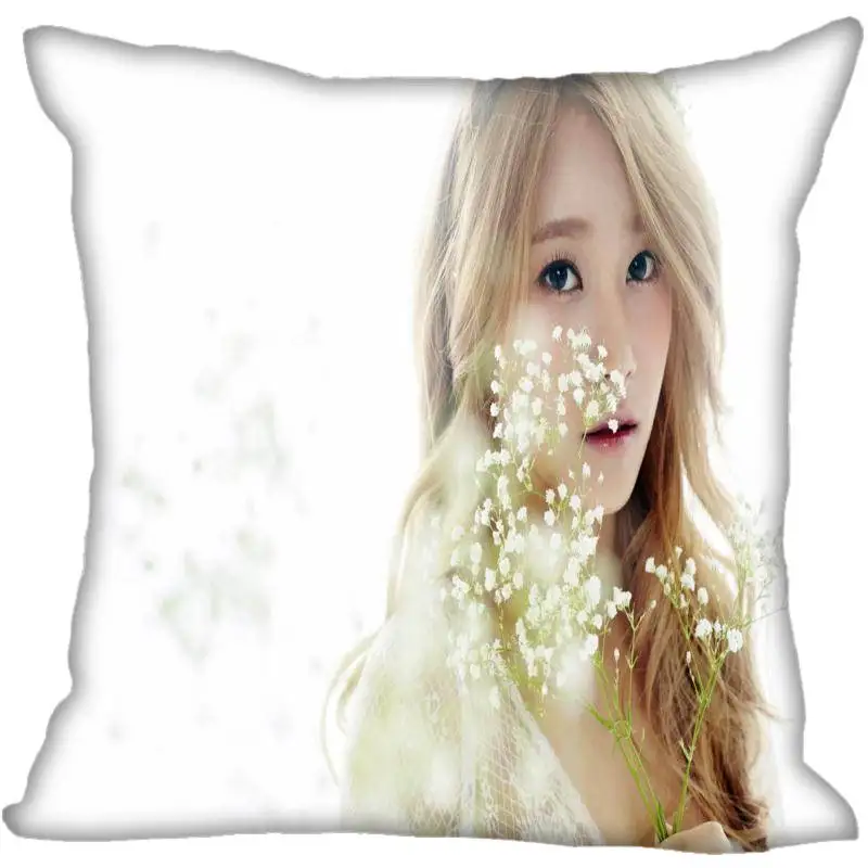 12 Вентилятор Xi Hot Custom KPOP AOA Печатный Шелковый квадратный наволочка домашняя декоративная молния атласные наволочки(одна сторона - Цвет: 12