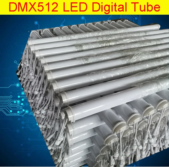 Лучшая цена светодиодная цифровая трубка 24 В DMX512 полноцветная для телефона 12