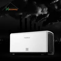 Air detection Dual-core HEPA Air Purifier with air cleaner filters