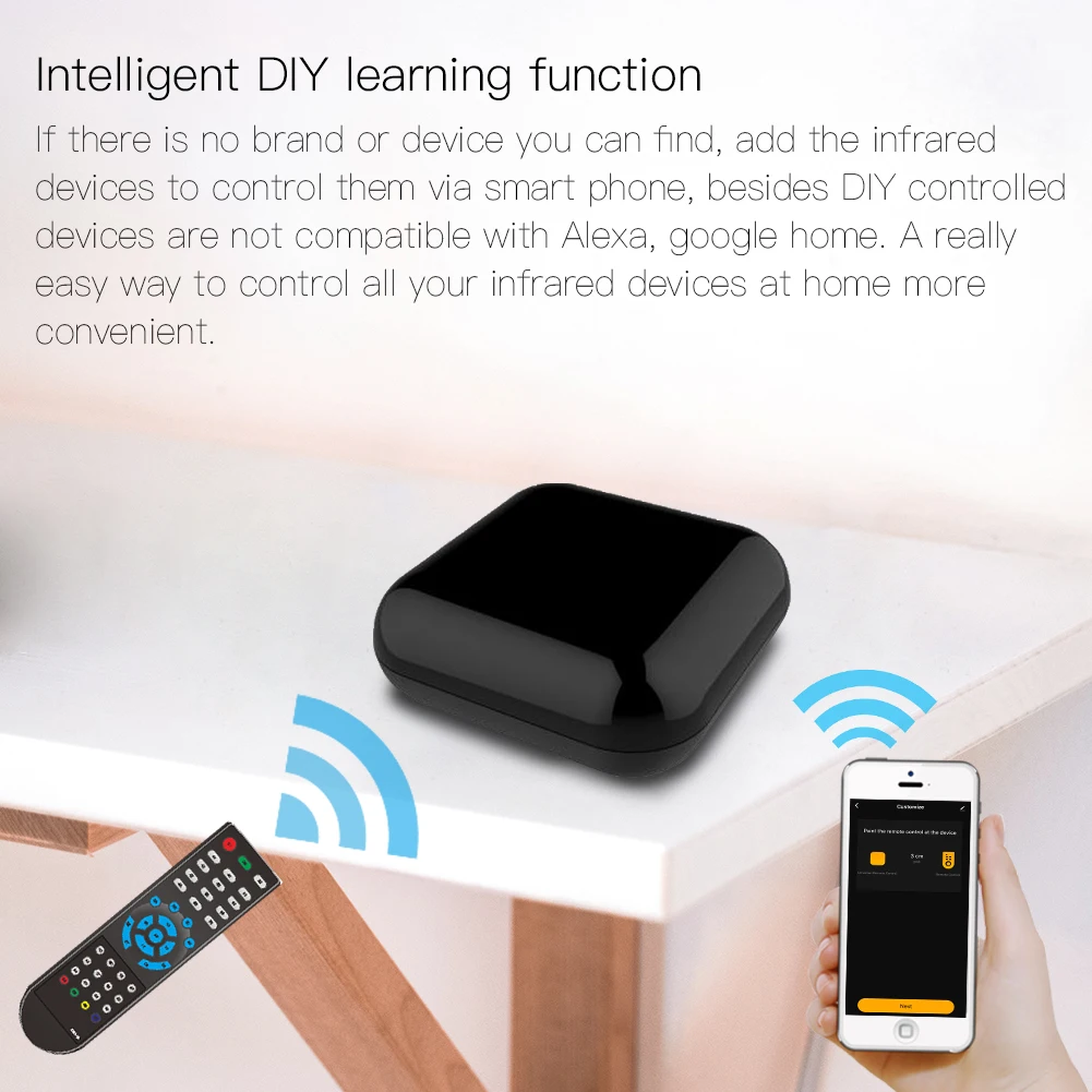 WiFI смарт ИК беспроводной пульт дистанционного управления ТВ Кондиционер SAT через