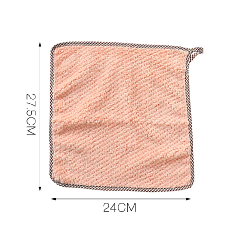 1pc Water-absorbent Dishcloth Creative Microfiber Cleaning Cloth Durable Kitchenware Cleaning Gadget Oil-removing Scouring Cloth