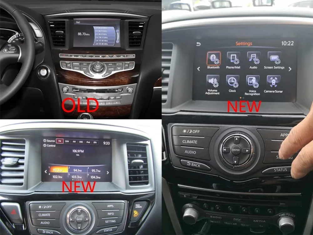 Lsailt Plug and Play Android 7,1 gps навигационная коробка мультимедийный видео интерфейс для- Nissan 370Z