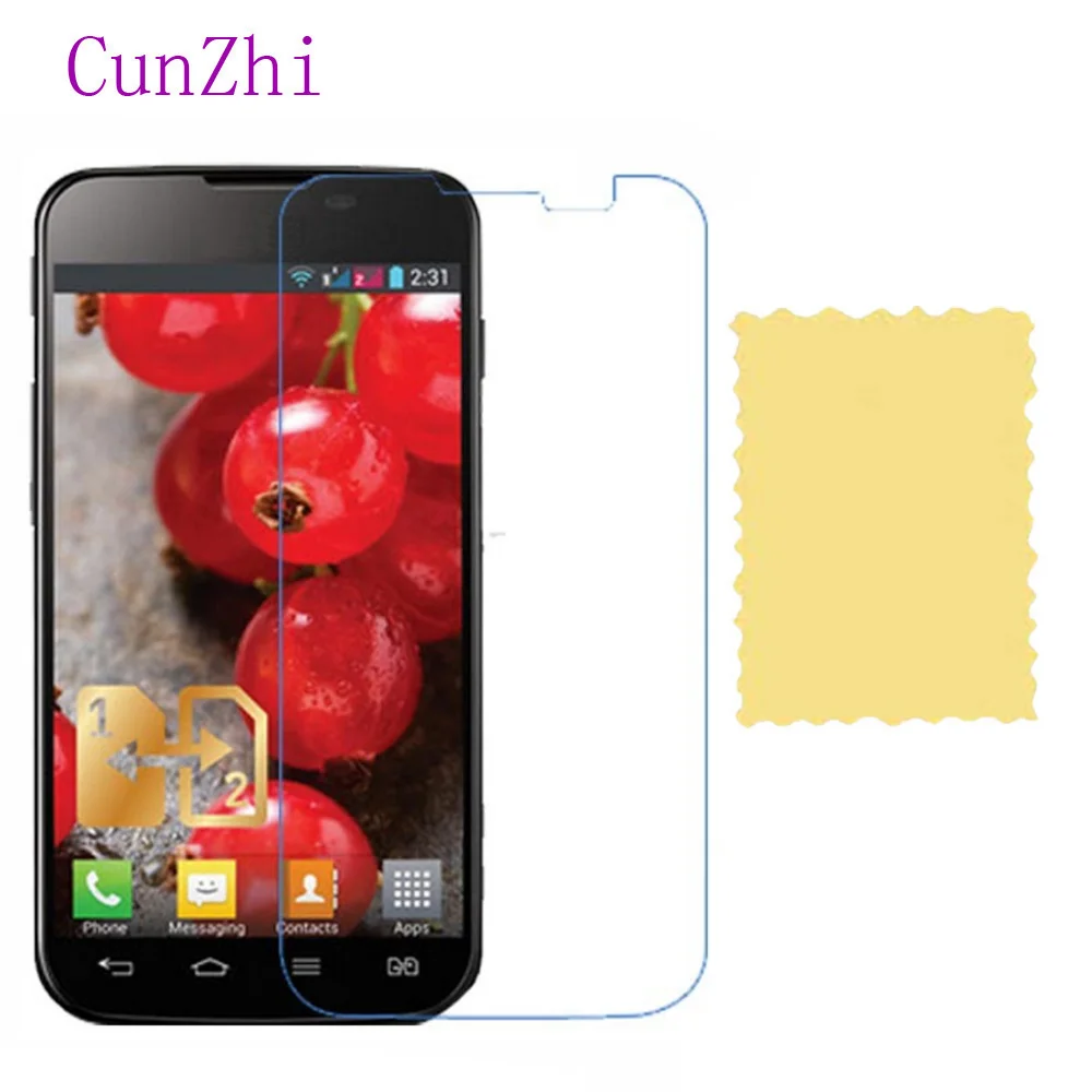 Защитная пленка для ЖК экрана LG Optimus L5 II 2 E460 E450 Dual E455 HD ультратонкая защитная 3