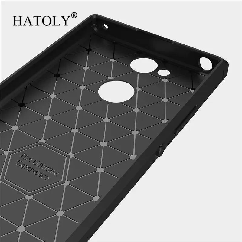 HATOLY For Capa Sony Xperia XA2 Case Rubber &amp Soft TPU Rugged Covers Fundas 5.2&quot | Мобильные телефоны и аксессуары