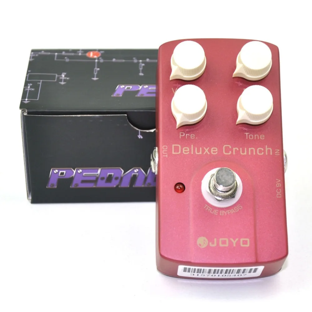 

JOYO JF-39 Deluxe Crunch Overdrive Guitar Pedal Effect True Bypass Red