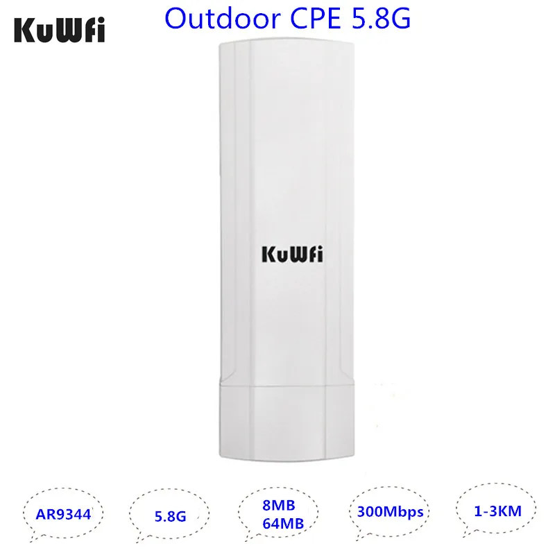 KuWfi WQ570 беспроводной маршрутизатор Открытый 450 Мбит/с 3 км