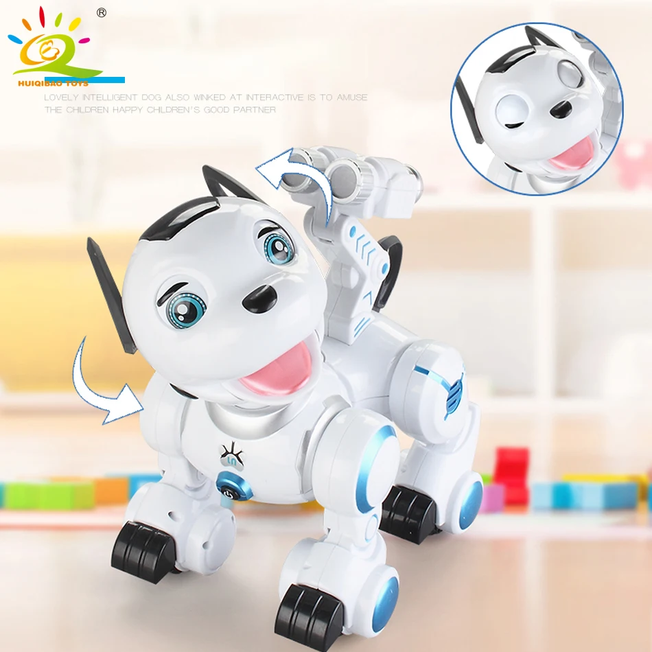HUIQIBAO игрушки RC умная собака поет танец прогулки дистанционное управление
