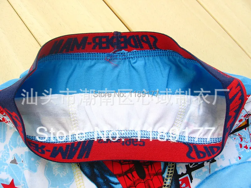boys children underwear boxer shorts fit 3-10yrs kids baby cartoon spider-man designs panties clothing 95% cotton | Мать и ребенок
