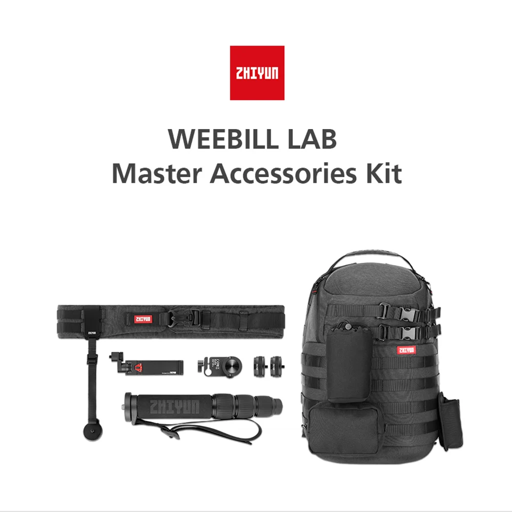 Zhiyun Weebill LAB 3-осевой беспроводной стабилизатор изображения для беззеркальной камеры OLED дисплей ручной Gimbal Maxload 3 кг - Цвет: Master Accessories