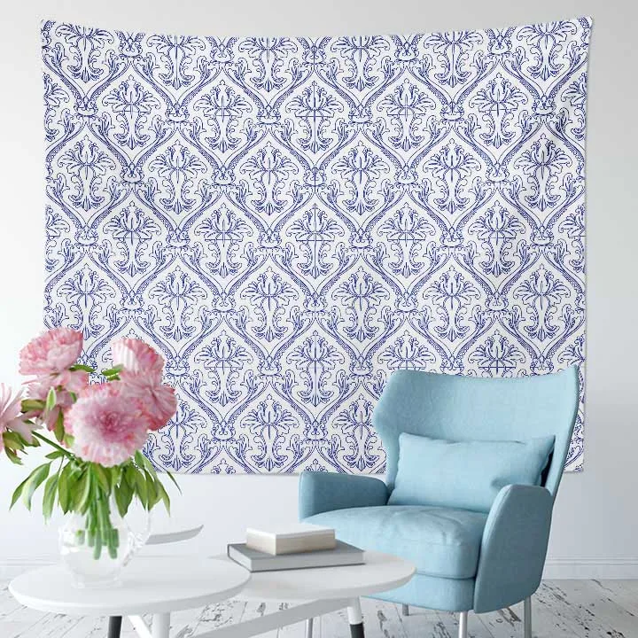 Tribal Ethnic Classic Design Regular Geometric Shapes Pattern Multifunctional Fabrics Printings Door Curtain Bedspread Tapestry | Дом и сад