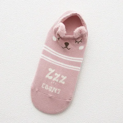 Милые животные женские хлопковые носки Kawaii кошка с собакой летние короткие
