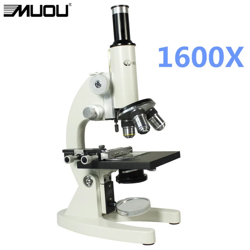 Профессиональный USB Биологический микроскоп высшего качества 40X-1600X увеличение HD