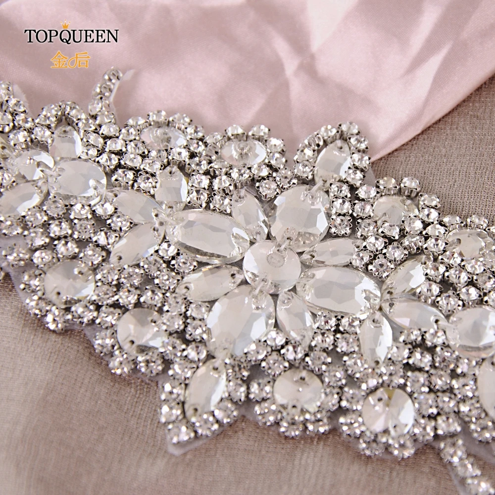 TOPQUEEN THS01 TH21 Свадебные Подвязки Стразы Вышивка цветок Бисероплетение белые сексуальные подвязки для женщин/невесты Бедро кольцо
