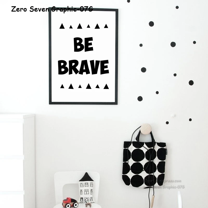Canvas Painting Child Inspirational Phrase Poster And Print Picture Bedroom Art Wall Home Decoration | Дом и сад
