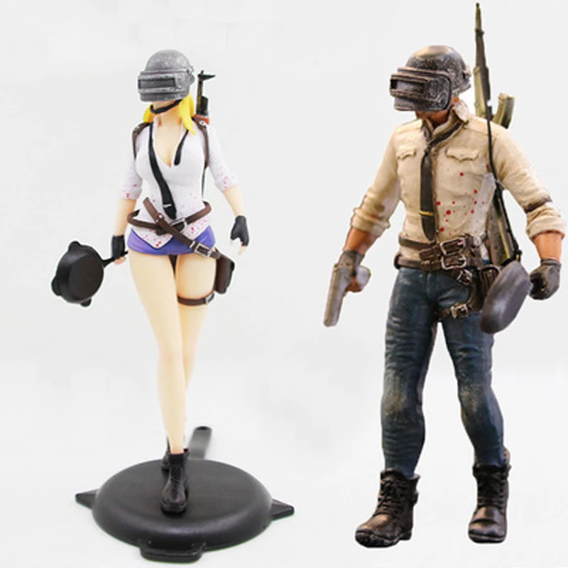 Игра playerunknown Battlegrounds PUBG персонаж мужской и женский Коллекционная Фигурка Игрушки