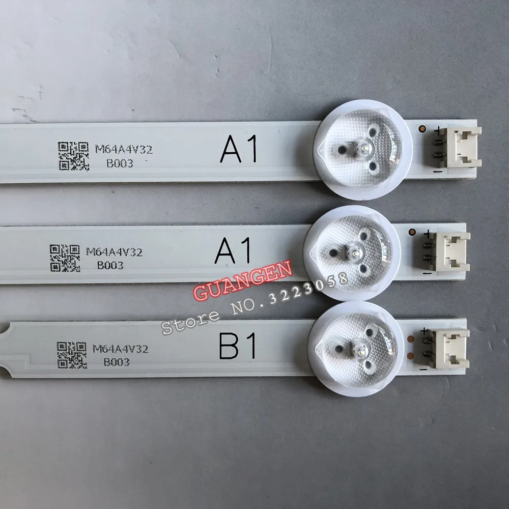 Комплект из 3 предметов 7LED Подсветка лампы Газа для LG 32 ТВ 32ln541v 32LN540V A1 B1-Type 6916L-1437A 6916L-1438A 6916L-1204A 6916L-1426A 63 см