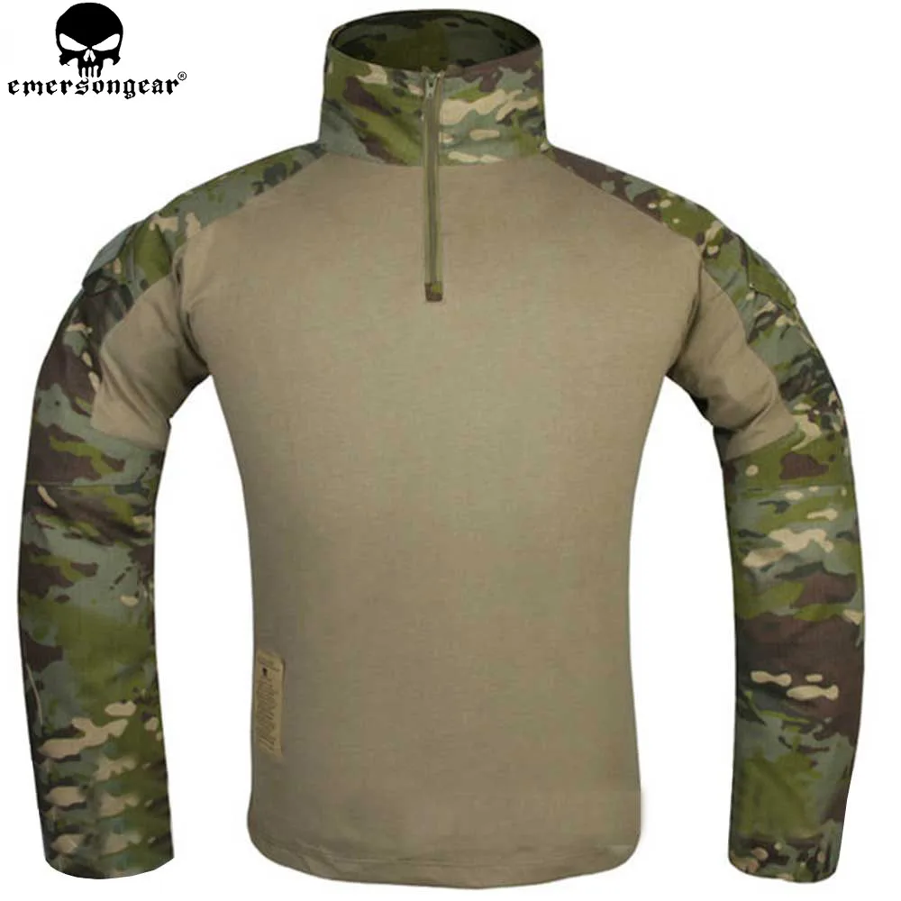 EMERSONGEAR боевая униформа охотничья рубашка тактические брюки с наколенниками мультикам Тропик emerson Gen 3 охотничьи брюки